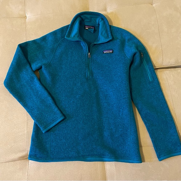 Beautiful Women’s Patagonia Worn Wear Better 1/4 Zip Sweater Size Medium - Picture 1 of 10